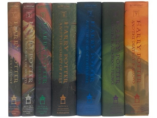 Harry Potter Complete Seven Volume Set: Harry Potter and the Sorcerer's Stone; Harry Potter and the Chamber of Secrets; Harry Potter and the Prisoner of Azkaban; Harry Potter and the Goblet of Fire; Harry Potter and the Order of the Phoenix; Harry Potter…