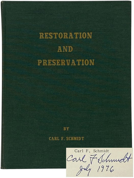 Restoration and Preservation