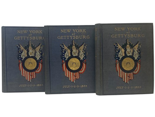 Final Report on the Battlefield of Gettysburg., in Three Volumes (New York Monuments Commission for the Battlefields of Gettysburg and Chattanooga.) [New York at Gettysburg July 1-2-3-1863 Vols. 1, 2, & 3 / I, II, and III]