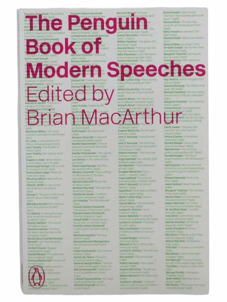 The Penguin Book of Modern Speeches