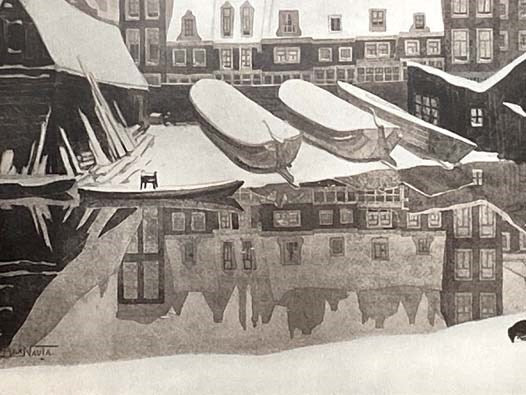 Max Nauta, with Signed Christmas Card