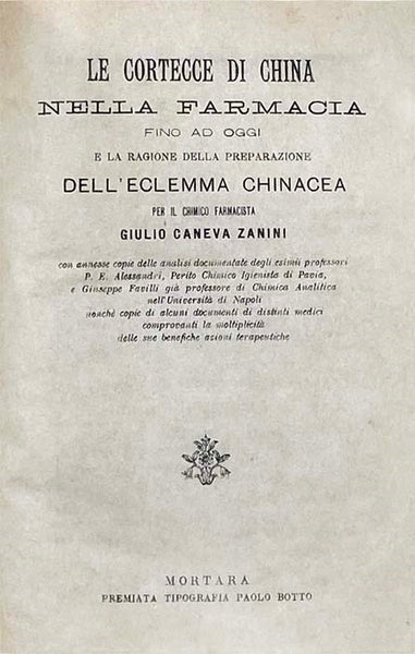 Bound Volume of 11 Italian Medical Pamphlets and Offprints, with Emphasis on Experimental Physiology, 1878-86: Le Cortecce di China Nella Farmacia Fino ad Oggi e la Ragione della Preparazione dell'Eclemma Chinacea...; Gli Ospedali e il Darwinismo; Analis…