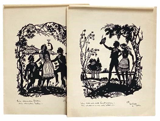 Five Lotze Gutzlaff Silhouettes