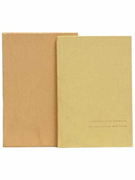 They Built Well, So Have We: Those Who Contributed to Our Building Fund, 1959-1967 [Congregation Emanu-el of the City of New York]