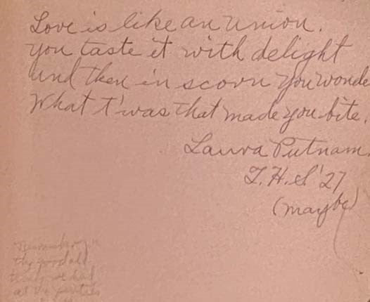 Autograph Album, Circa Early 1900s