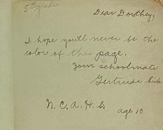 Autograph Album, Circa Early 1900s
