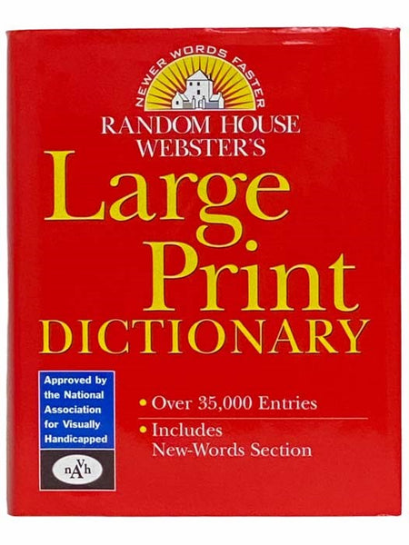 Random House Webster's Large Print Dictionary