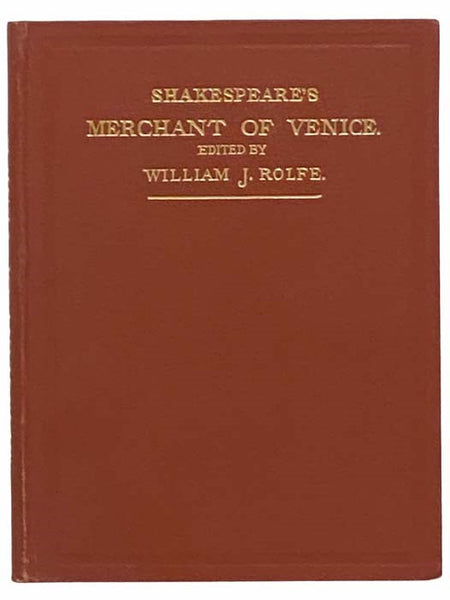 Shakespeare's Comedy of the Merchant of Venice (English Classics Series)