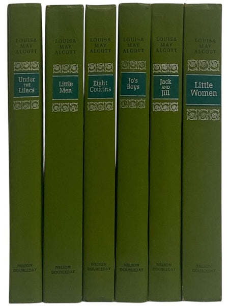 Louisa May Alcott, in Six Volumes: Under the Lilacs; Little Men; Eight Cousins; Jo's Boy; Jack and Jill; Little Women