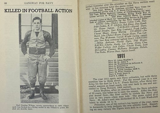 Gangway for Navy: The Story of Football at the United States Naval Academy, 1879 to 1950