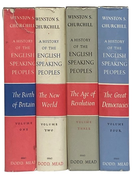 A History of the English-Speaking Peoples Four Volume Set: The Birth of Britain, The New World, The Age of Revolution, The Great Democracies