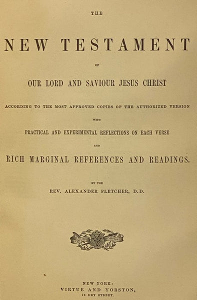 The Devotional Family Bible: Containing the Old and New Testaments, According to the Most Approved Copies of the Authorized Version, with Practical and Experimental Reflections on Each Verse, and Rich Marginal References and Readings. [with] A Complete I…