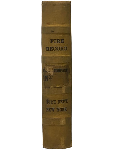 New York City Fire Engine Company No. 43 Manuscript Ledger, 1925-1927