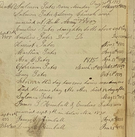 1840s Manuscript Ledger/Journal