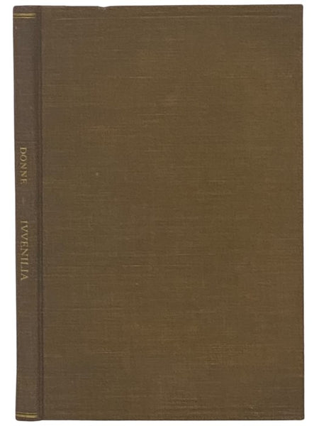 Ivvenilia; or, Certain Paradoxes and Problems, Reproduced from the First Edition, with a Biographical Note [Juvenilia]
