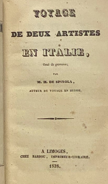 Voyage de Deux Artistes en Italie