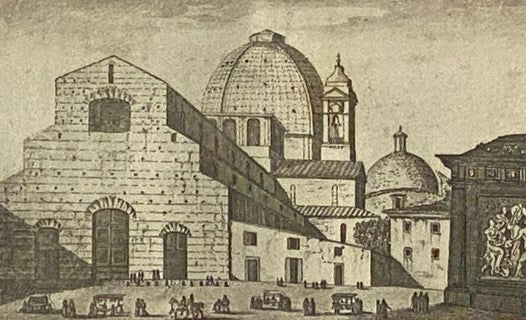 Nouveau Guide de Florence et ses Environs, Compris la Vallombrosa, Alvernia et Camaldule, avec la Description de la Galerie des Statues et de Celle du Palais Pitti, du Gabinet Physique Ec. Ec., Ornee de Vues et Statues Plan de la Ville et Carte de la Tos…