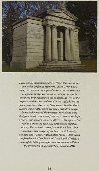 Gravestones in Mount Hope Cemetery, Rochester, New York