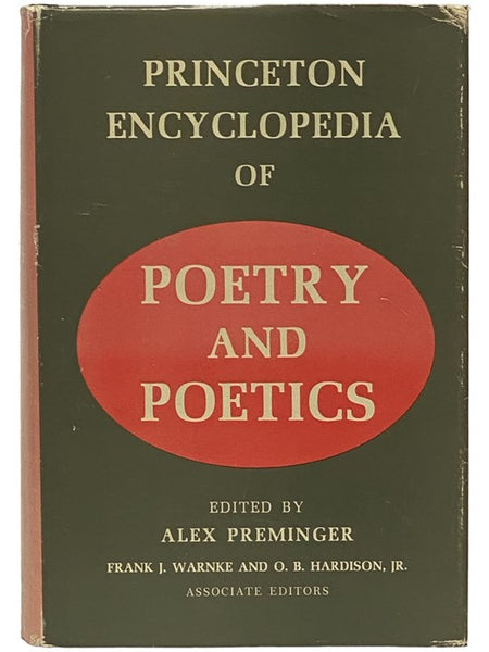 Princeton Encyclopedia of Poetry and Poetics