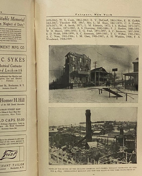 Souvenir of Fairport, New York: Being a Historical Review of Interesting Events Compiled from Early Records of the Town and Village and Other Sources, Down to the Present Time, Together with Illustrations from Early and Recent Photos and Quaint Old Print…