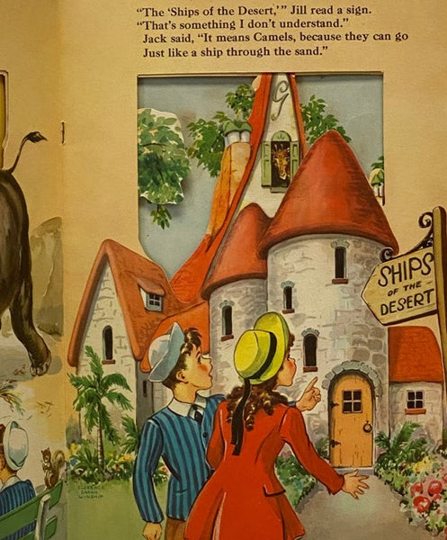 Jack and Jill Visit the Zoo (A Peek-a-Boo Book by Lee Mera, No. 907)
