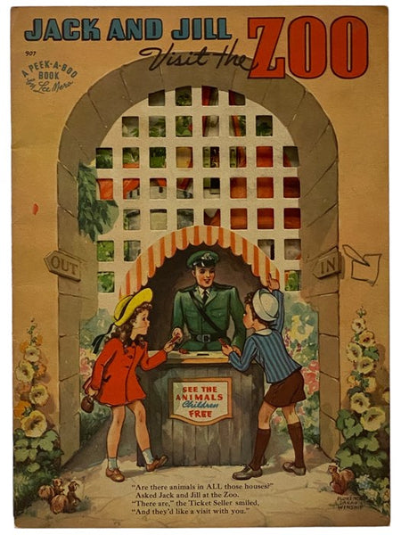 Jack and Jill Visit the Zoo (A Peek-a-Boo Book by Lee Mera, No. 907)