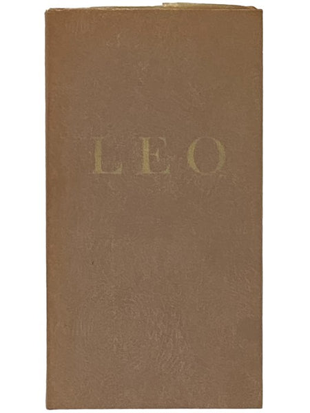 A Tribute to Leo H. Joachim, November 17, 1958, The Commodore Hotel, New York City