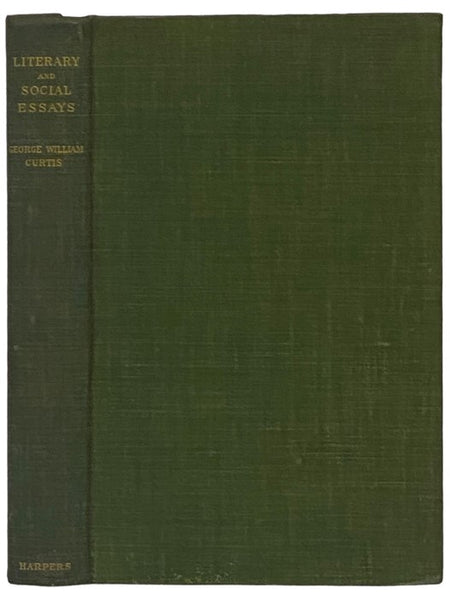 Literary and Social Essays