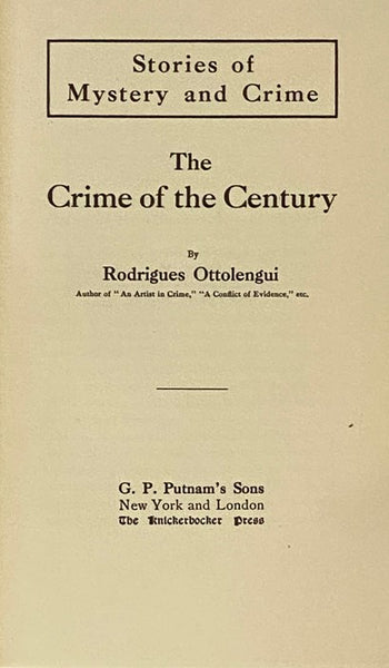 The Crime of the Century (Stories of Mystery and Crime)