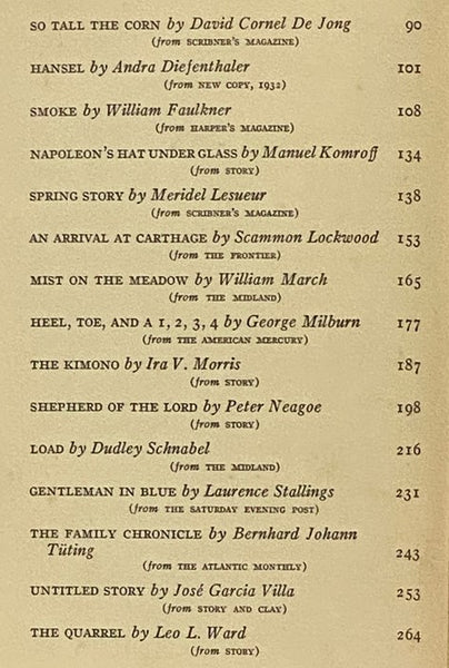 The Best Short Stories of 1932 and the Yearbook of the American Short Story
