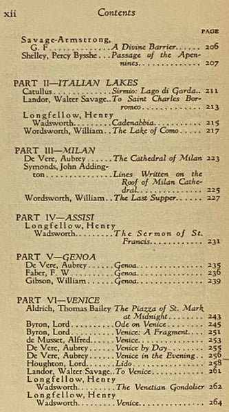 The Traveler's Book of Verse