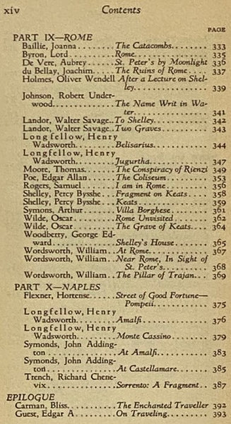 The Traveler's Book of Verse