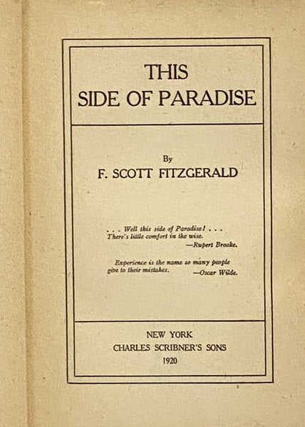 This Side of Paradise