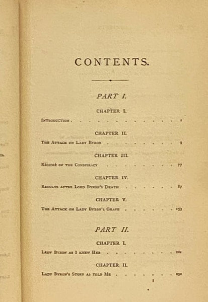 Lady Byron Vindicated: A History of they Byron Controversy, from Its Beginning in 1816 to the Present Time