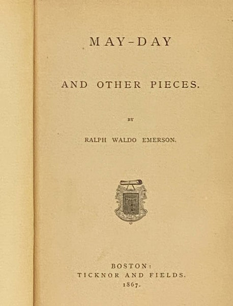 May-Day and Other Pieces. [Mayday]