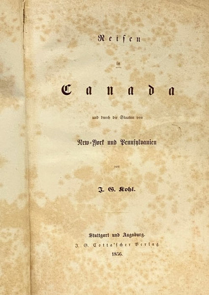 Reisen in Canada und durch die Staaten von New-York und Pennsylvanien
