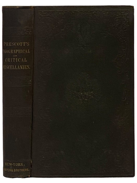 Biographical and Critical Miscellanies
