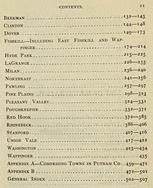 General History of Duchess County, from 1609 to 1876, Inclusive