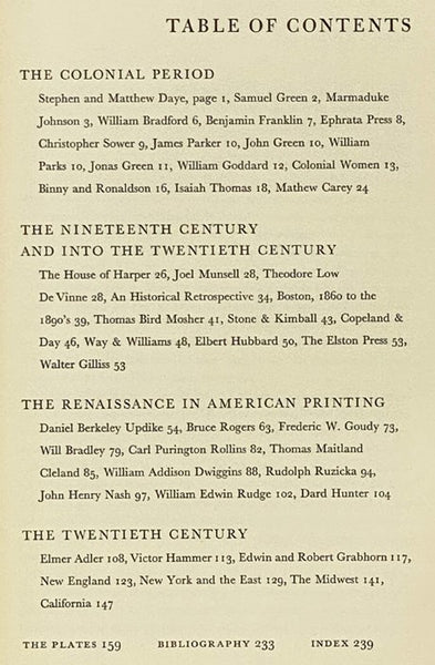 The Printed Book in America