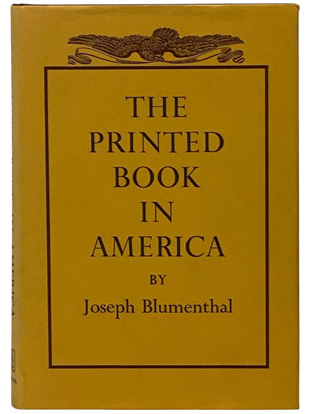 The Printed Book in America