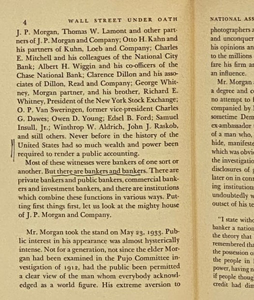 Wall Street Under Oath: The Story of Our Modern Money Changers