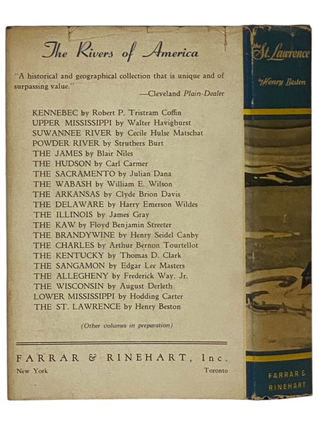 The St. Lawrence (The Rivers of America Series) [Saint]