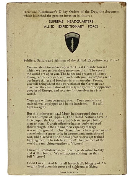 Crusade in Europe [A Personal Account of World War II]
