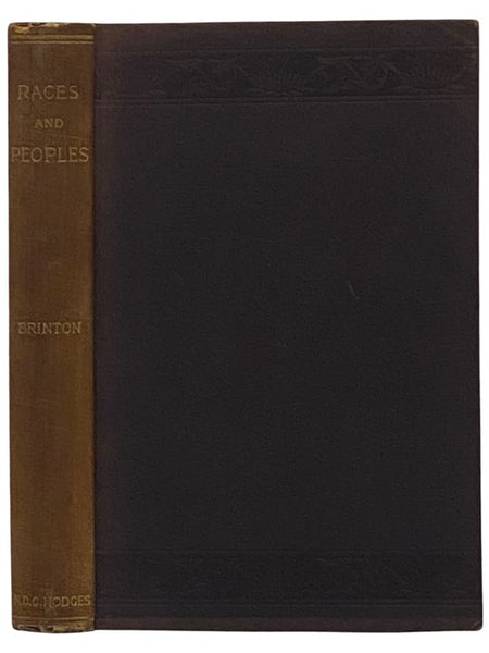 Races and Peoples; Lectures on the Science of Ethnography