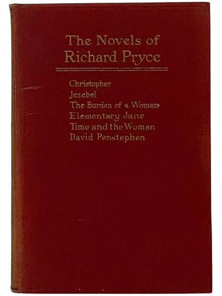 The Novels of Richard Pryce: David Penstephen