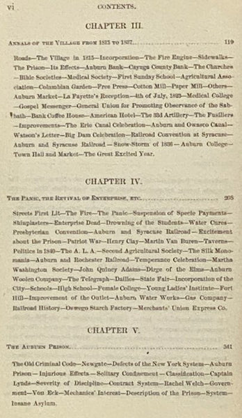 The History of Auburn [New York]