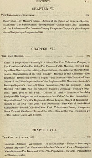 The History of Auburn [New York]