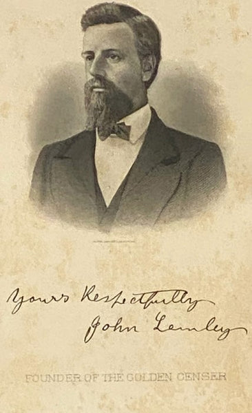 Autobiography and Personal Recollections of John Lemley, Editor of the Golden Censer, with Seven Years' Experience as Editor and Public Speaker