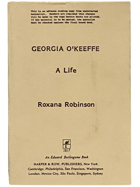 Georgia O'Keeffe: A Life