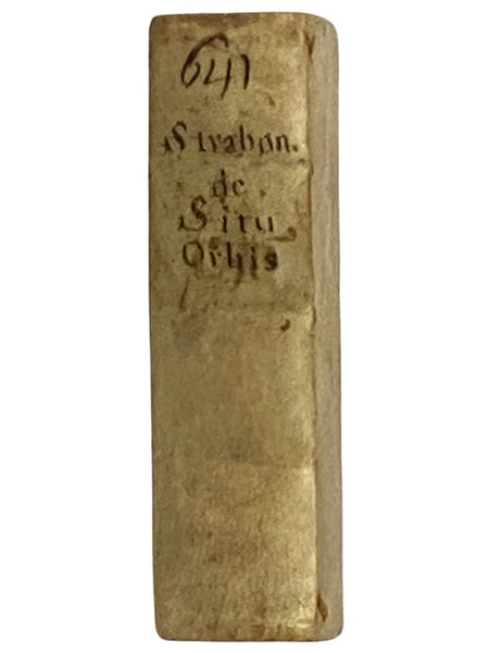 Strabonis De Situ Orbis, Tomus Secondus. Cum indice locupletissimo. - Geographicorum Libert X-XVII.